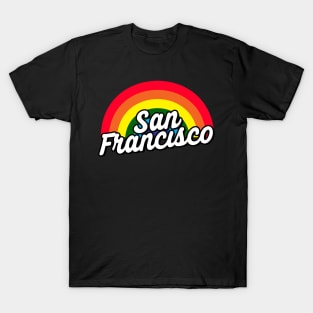 San Francisco LGBT Gay Pride Rainbow Flag T-Shirt